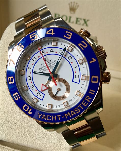 rolex yacht master ii mens chronograph automatic watch 116681|rolex yachtmaster ii stainless.